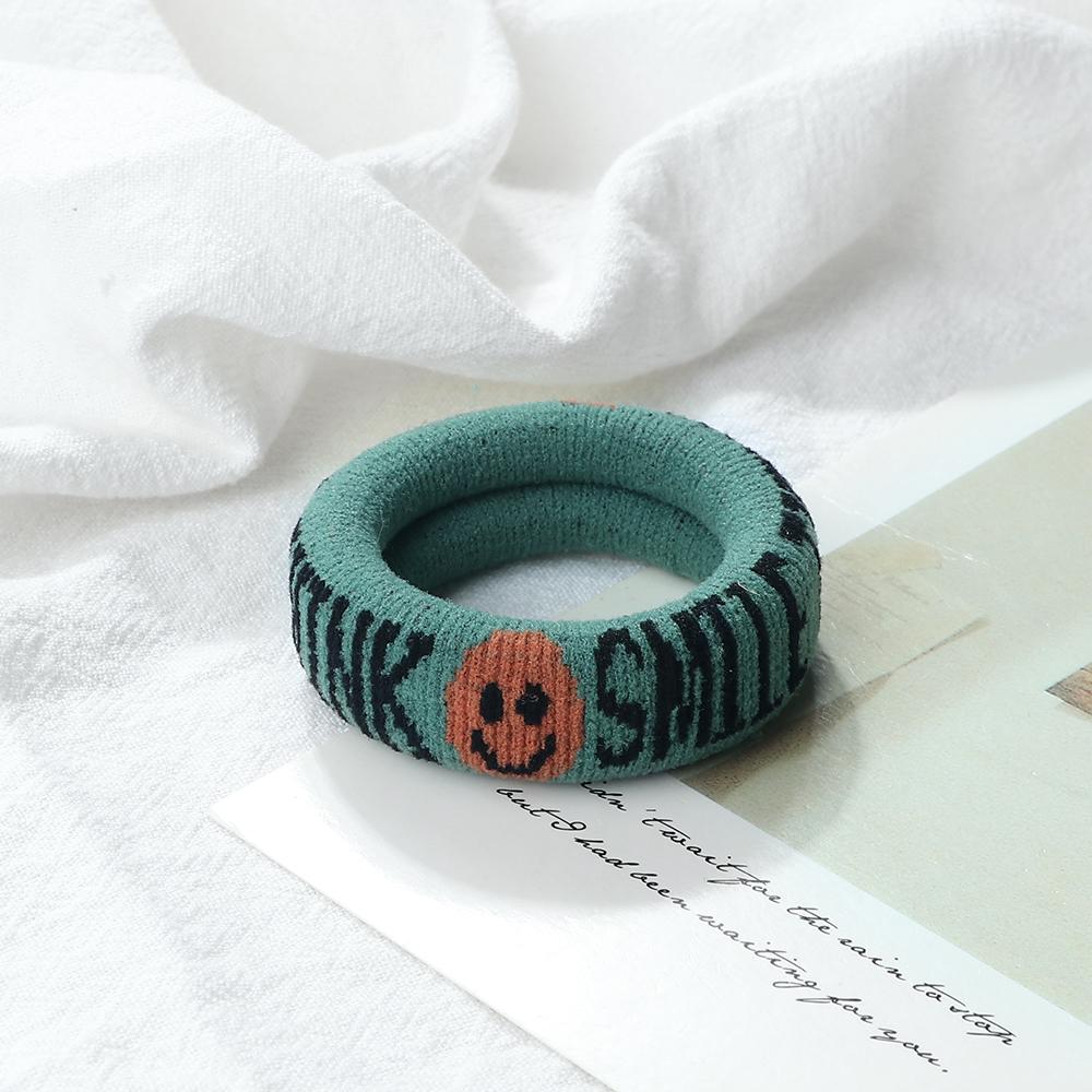 5PCS/Set Cute Colorful Thick Hair Bands Daisy Elastic Girls Rubber Band Headwear Hair Accessories Scrunchies Women Holder Gifts