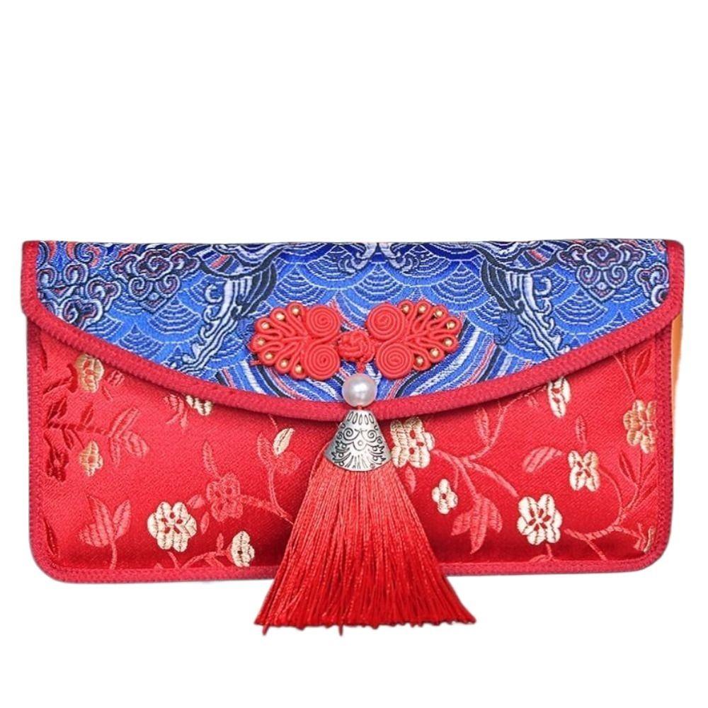 Chinese Traditional Art Happy New Year Wedding Betrothal Spring Festival Lucky Money Red Packet Red Bag Gift Bag Red Envelope