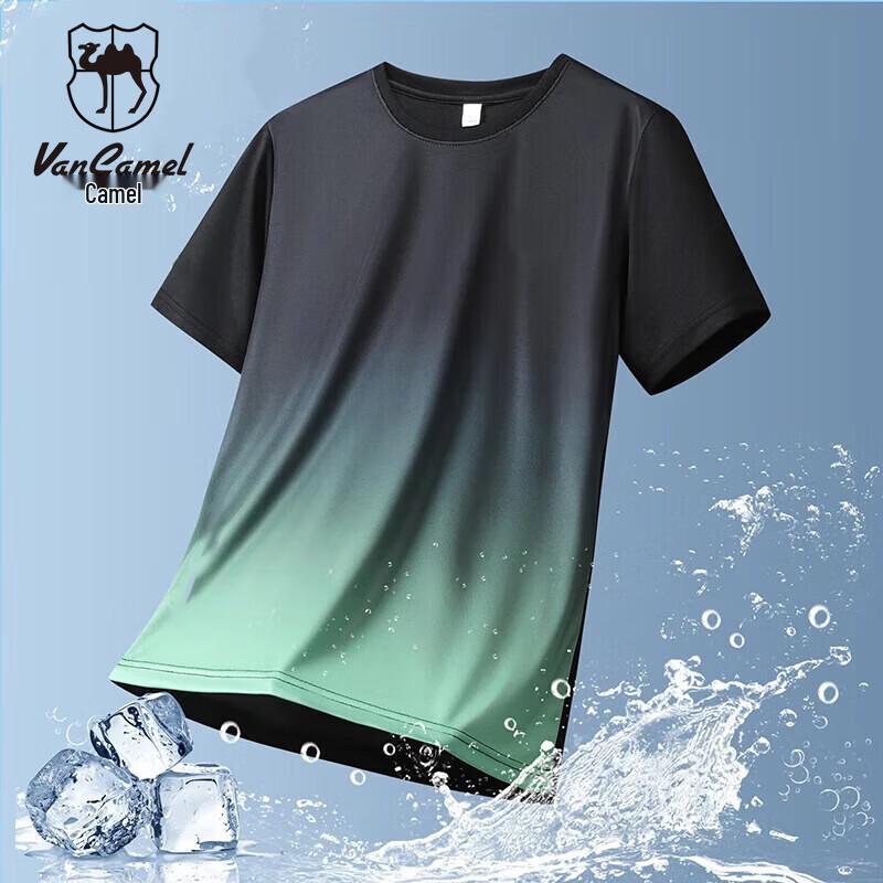 VANCAMEL Men's Outdoor Sport Loose Fit T-Shirt