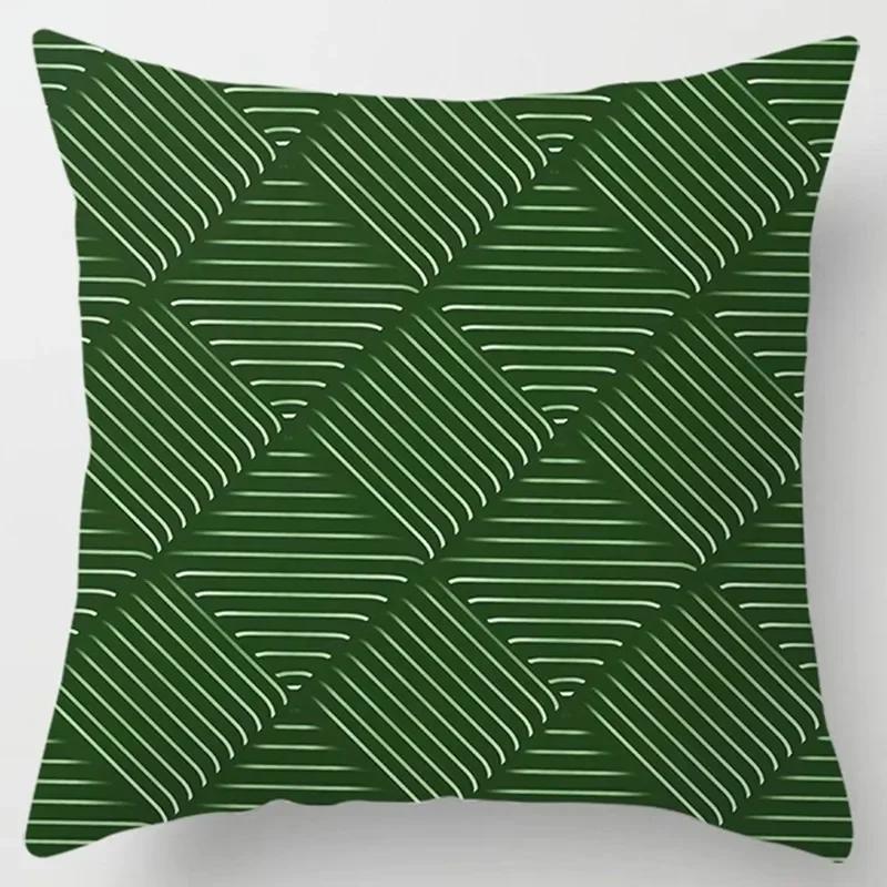 Luxury Home Decor Cushion Cover Office Decor Pillow Cover Tropical Plant Close Up Cactus Pattern Pillow Cover