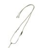 Hand-Woven Hetian Jade Abacus Bead Pendant Lanyard - Gold and Jadeite Pendant Rope for Men and Women