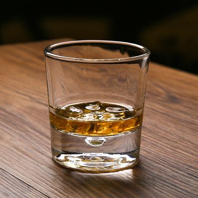 175ml Glass Coffee Cup Creative Whiskey Cup Thick Bottom Water Droplet Design Drinkware Crystal Wine Glass Bar Spirit Beer Cups