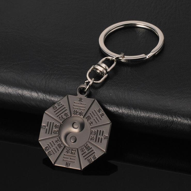 Windmill Keychain Metal Pendant for Men and Women - Car Key Souvenir Gift with Engraving