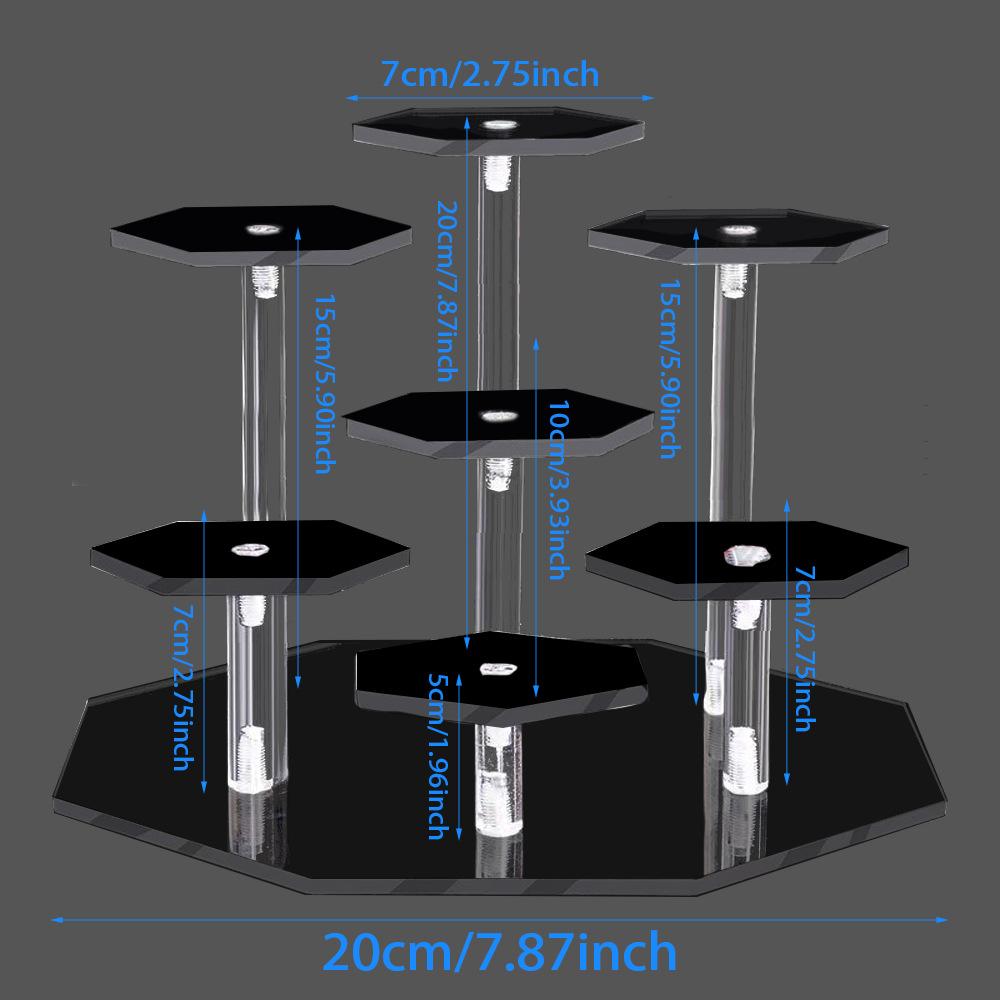 Acryl-Aufsteller transparent Desktop Blind Box Figuren Aufbewahrungsständer Parfüm Schmuck Schmuckaufbewahrungsständer