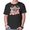 Unisex Crew Neck T-Shirt Master Of The Eighties Graphic Short Sleeve Casual Tee