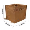 Arborist Throw Line Arborist Throw Bag Heavy-Duty Tote Bag, Outdoor Foldable Trash Can, Large Capacity 33L Oxford Cloth Throw Line Storage Basket for