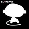 BLKUOPAR For Monkey Silhouette Clipart Car Stickers Creative Personality Decals Refrigerator Helmet Decor Car Label DIY