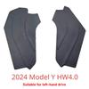 Central Control Side Defense Kick Pads for Tesla Model Y HW4.0 2024 Protective Foot Pads Guard Plate Mat Auto Accessories 2PCS