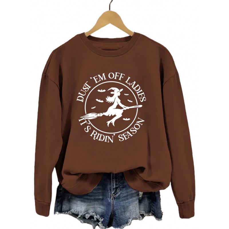 Fun Print Ladies' Fashion Round Neck Hoodie - Comfortable & Versatile Autumn Arrival