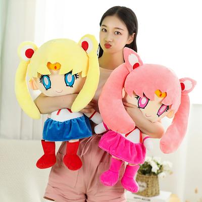 Japonsko Anime Sailor Moon Plyšové Hračky Tsukino Usagi Kaiou Michi Plnená Bábika Dievčenská Izbová Dekorácia Plnené Kawaii Darčeky Pre Priateľku