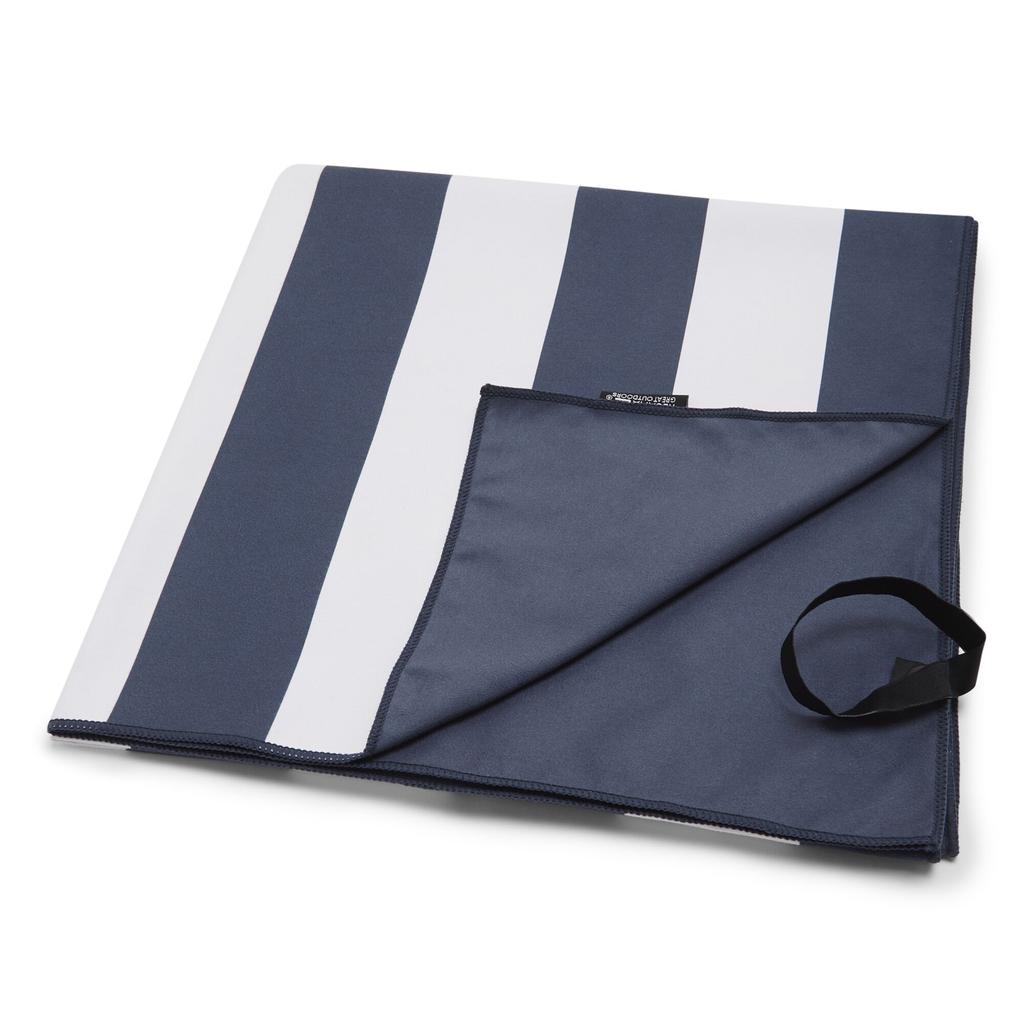 Regatta Striped Microfiber Beach Towel