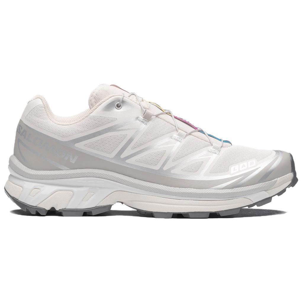 SALOMON XT 6 Textil Abriebfest Atmungsaktiv Laufschuhe Unisex Weiß Grau 479880