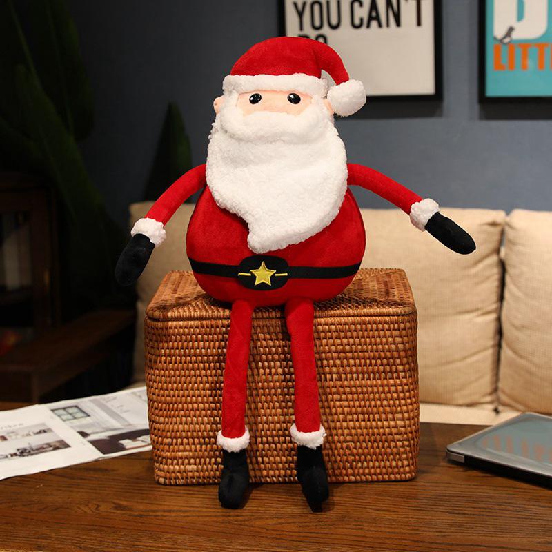 Large Santa Claus Plush Pillow: Christmas Gift & Living Room Decoration for Girls & Children
