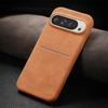 Sheepskin Leather Wallet Phone Case for Google Pixel 9 Pro XL 8 8A 8 Pro Money Credit Insert Card Holder Shockproof Cover