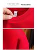 2025 Year of the Horse Men's Red Hoodie - Winter Warmth, Plus Velvet, Thickened, Round Neck