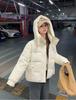 Winter Short Hooded Thickened Cotton-padded Jacket Loose Warm Outwear