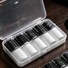 NEW Nail Lace Stickers Self-Adhesive DIY 10 Rolls Black And White Nail Foil Transfer Stickers For Home Salon Travel Women Girls