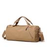 Solid Color Cylinder Travel Bag Portable Sports Fitness Bag Crossbody Bag