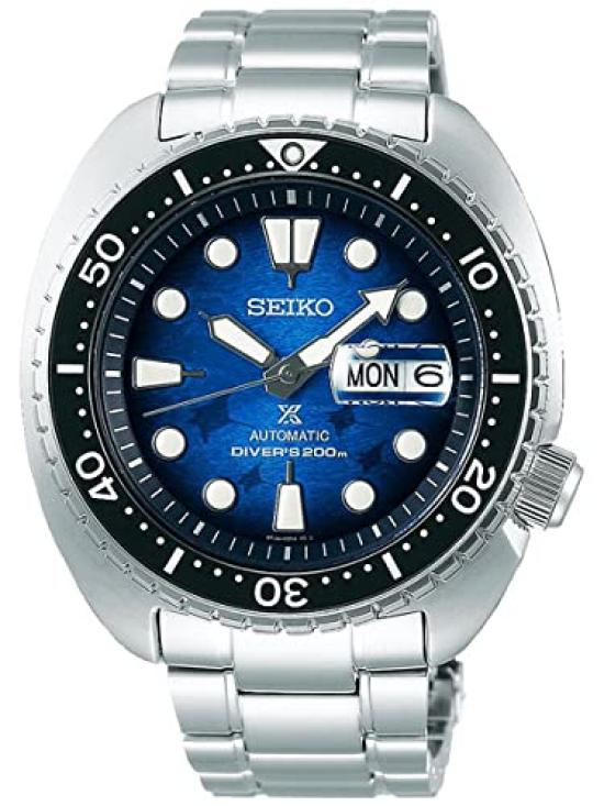 Seiko Prospex King Turtle Automatic Watch SRPE39K1 with 13x13cm Microfiber Cloth Diver's [Imported]