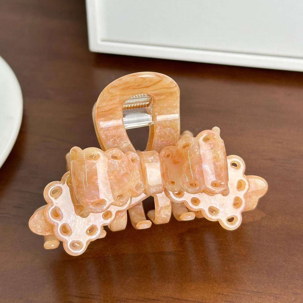 Elegant Lace Bow Hair Clip In Assorted Colors For High Ponytail And Updos Perfect For Stylish Women