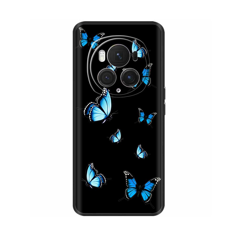 For Honor Magic6 Pro 5G Case Back Cover For Honor Magic6 5G Soft Black Silicone Fashion Phone Case For Magic 6 Pro Coque Fundas