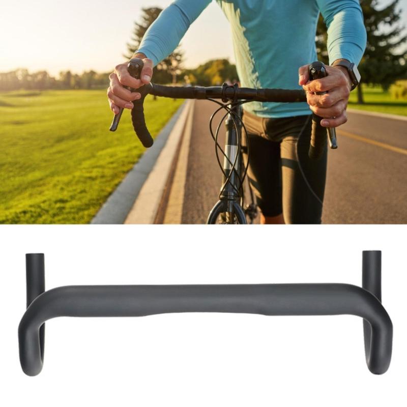 Light Weight Carbon Fiber Road Bike Handlebar Replacement 31.8mm Drop Bar Bent Handlebar Cycling Bicycles Accessories