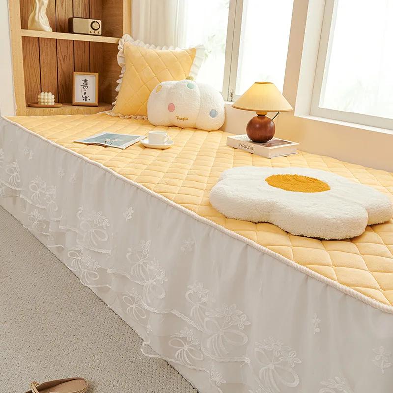 Simple And Elegant Princess Style Bay Window Cushion 2024 New Four Seasons Universal Thick Anti Slip Balconies Tatami Cushions