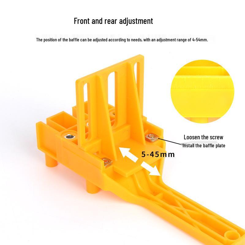 ABS Plastic Handheld Woodworking Straight Hole Drilling Locator Tool