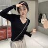 New Women's Autumn and Winter Niche Knitted Sweater Design Bottoming Shirt Women's Early Autumn Slim-fit Inner Long-sleeved Top