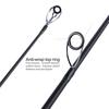 SOUGAYILANG Fishing Rod Lure Rod 4 Section Carbon Straight Anti-Slip PU Handle Travel Fishing Pole