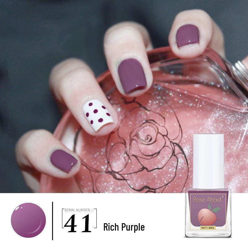 Eco-Friendly Peelable Water-Based Nude Nail Protector Polish