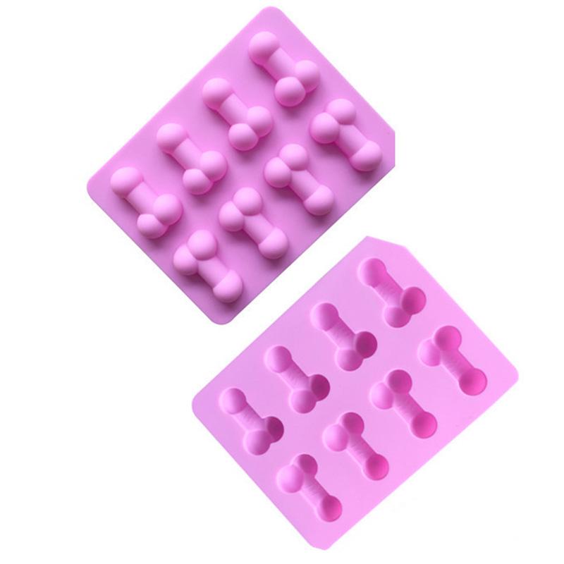 Creative Funny Fun Hooligan Second Child Ice Box Ice Lattice Fun Silicone Cake Mold