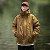 Outdoor couple jacket down cotton jacket men's winter loose hooded cotton jacket jacket thickened warm trendy padded clothes