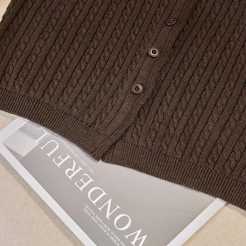 Dámský top s V výstřihem, barevně blokovaný, copánkový úplet