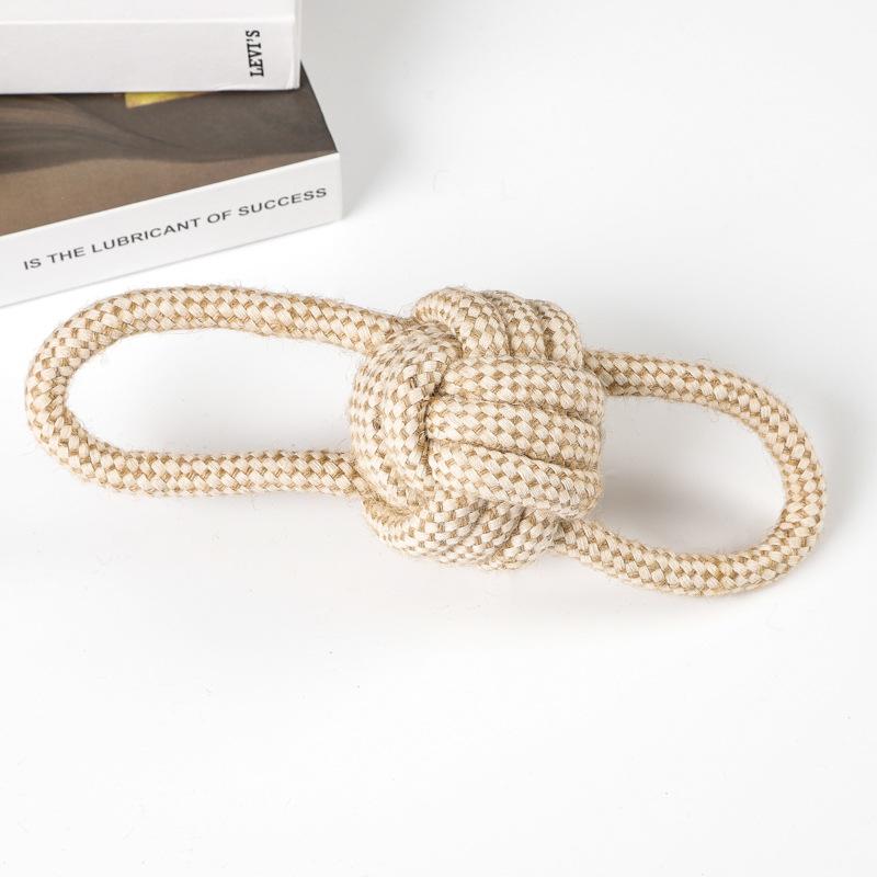 Dog Pet Toy Cotton and Linen Rope Ball Pet Toy Decompression and Bite-resistant Toy Set