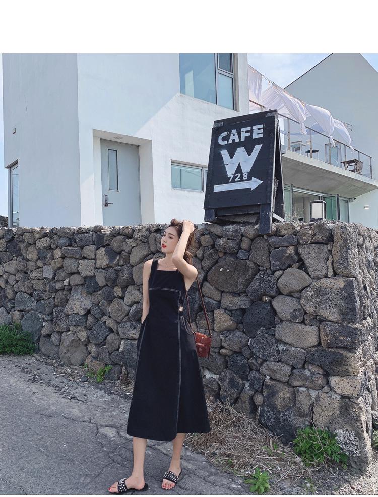 Spring/Summer 2026 French Retro Knee-Length Sleeveless Puff Dress