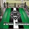Benutzerdefinierter Teppich mit Aufdruck Borussia Mönchengladbach Rutschfester Bodenbelag Für Wohnzimmer Dekoration