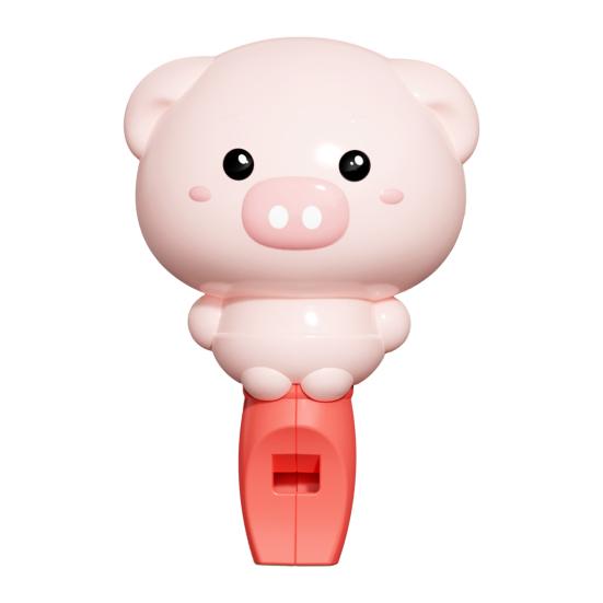 Kids Cartoon Animal Whistle Toy with Lanyard Toddlers Boys Girls Educational Rabbit Pig Bear Whistle Sound Maker Musical Instrument Toy