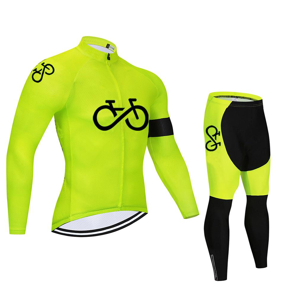 2026 Long Sleeve Bike Jerseys Pants For Men Latest Autumn Cycling Sets Pro Team Racing Sportswear Bicycle Suits Uniform