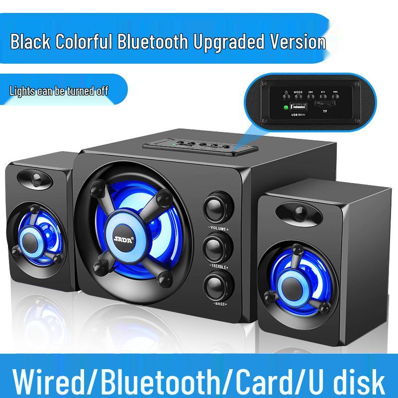 Universal Bluetooth Wired Desktop Speaker with Creative Design