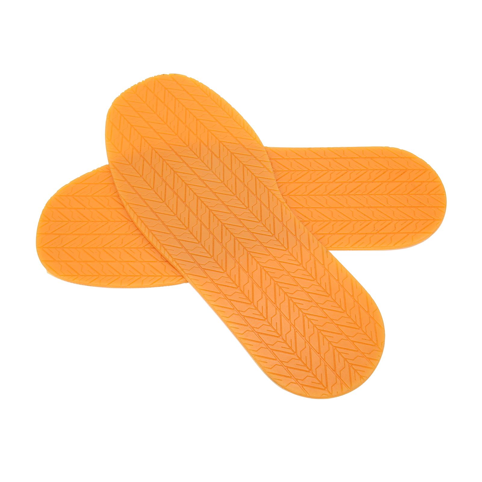 

1 Pair Full Soles 12.7in 4.9in Wide Anti Slip Noise Reduction Shoe Rubber Sole for Repair Replacement