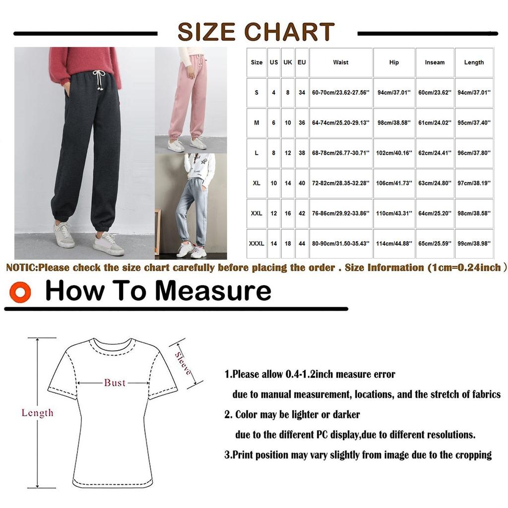 Fashion Women Plus Velvet Elastic Lace-up Casual Sweatpants Pants