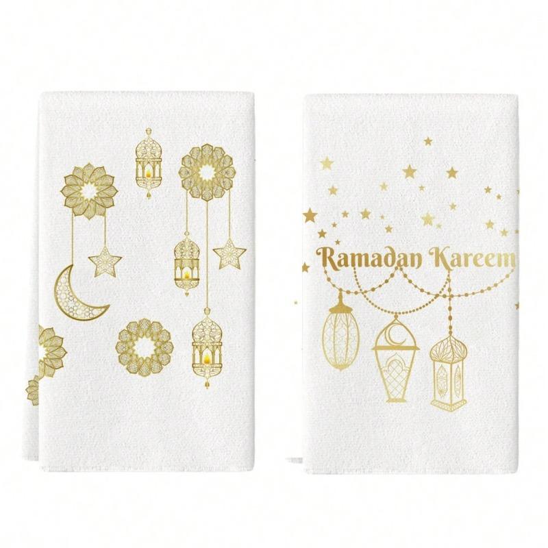 2PCS Kitchen Towels, Towel Sets, Super Absorbent Soft Cleaning Cloths, Kitchen Decoration,kitchen Essentials, Household Essentials, Cleaning Cloths
