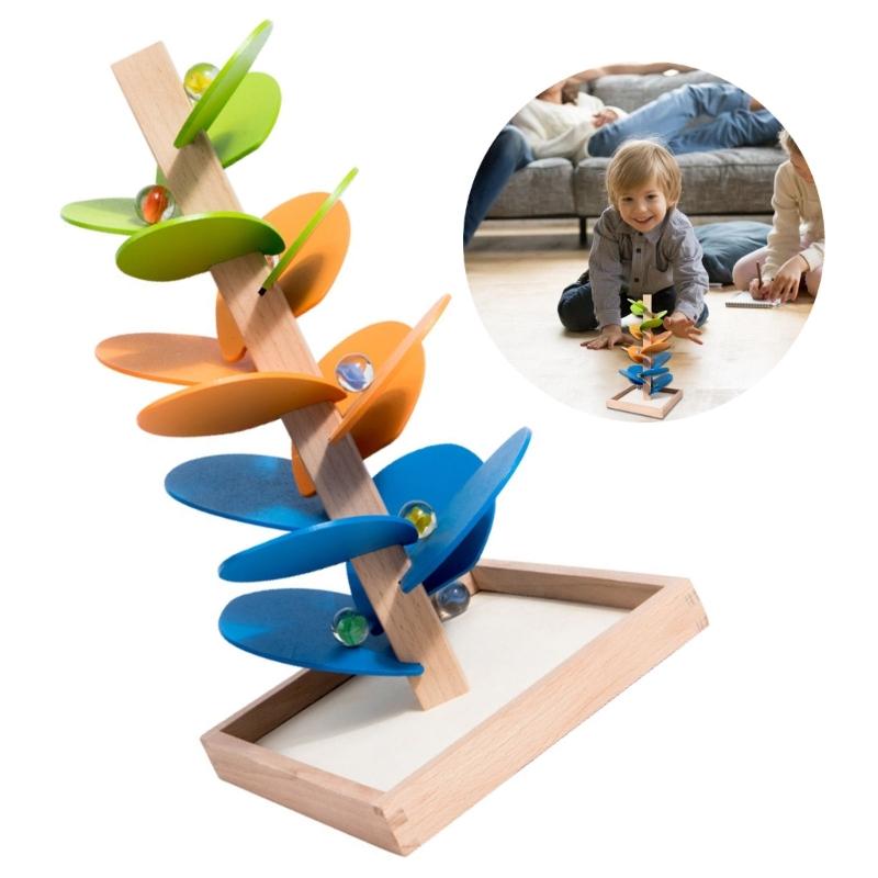 Multifunctional Wooden Ball Drop Toy Rainbow Music Tree For Kids Educational Activity For Boys And Girls