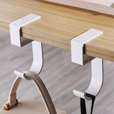 5 Shaped Table Edge Hook Student Desk Side Hanging Bag Removable Office Handbag Holders Table Hooks Office Desk Organizer