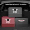 Car Mounted Large Capacity Foldable Suede Nappa Leather Trunk Storage Box For Mini Works Cooper F54 F55 F56 F57 F60 R50 R52