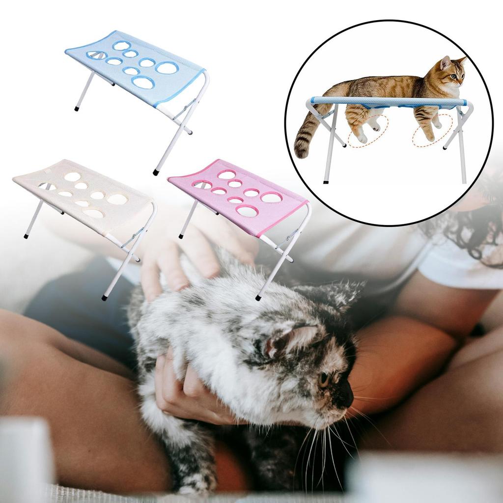 Tavolo per Toelettatura Animali in Rete Robusto Supporto Vasca da Bagno Kit Tavolo per Pulizia e Taglio Unghie per Cani Gatti di Taglia Piccola Media Uso Interno
