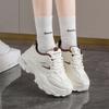 Black dad shoes new winter velvet warm two cotton shoes thick sole heightening casual sports shoes