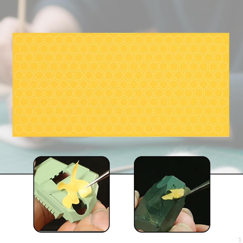Hexagonal Masking Tape Sheet Flat Blank Paper Auxiliary Tool Hobby Supplies Multifunctional