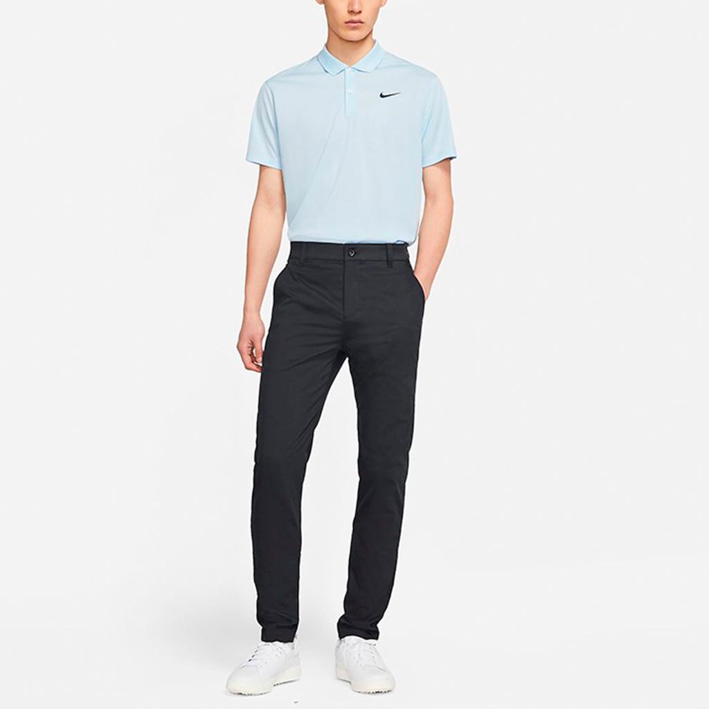 Nike Dri-Fit Victory Logo Performance Polo Shirt Men Tops Light-Blue BV0355-407